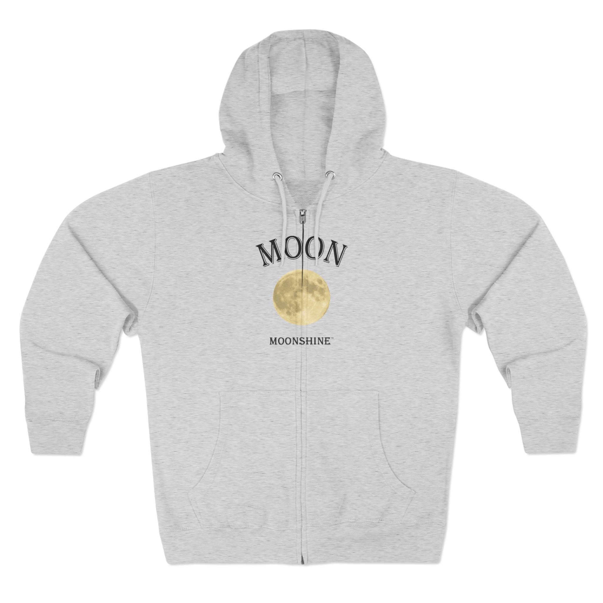 Moon Moonshine Graphic Logo Zip Hoodie
