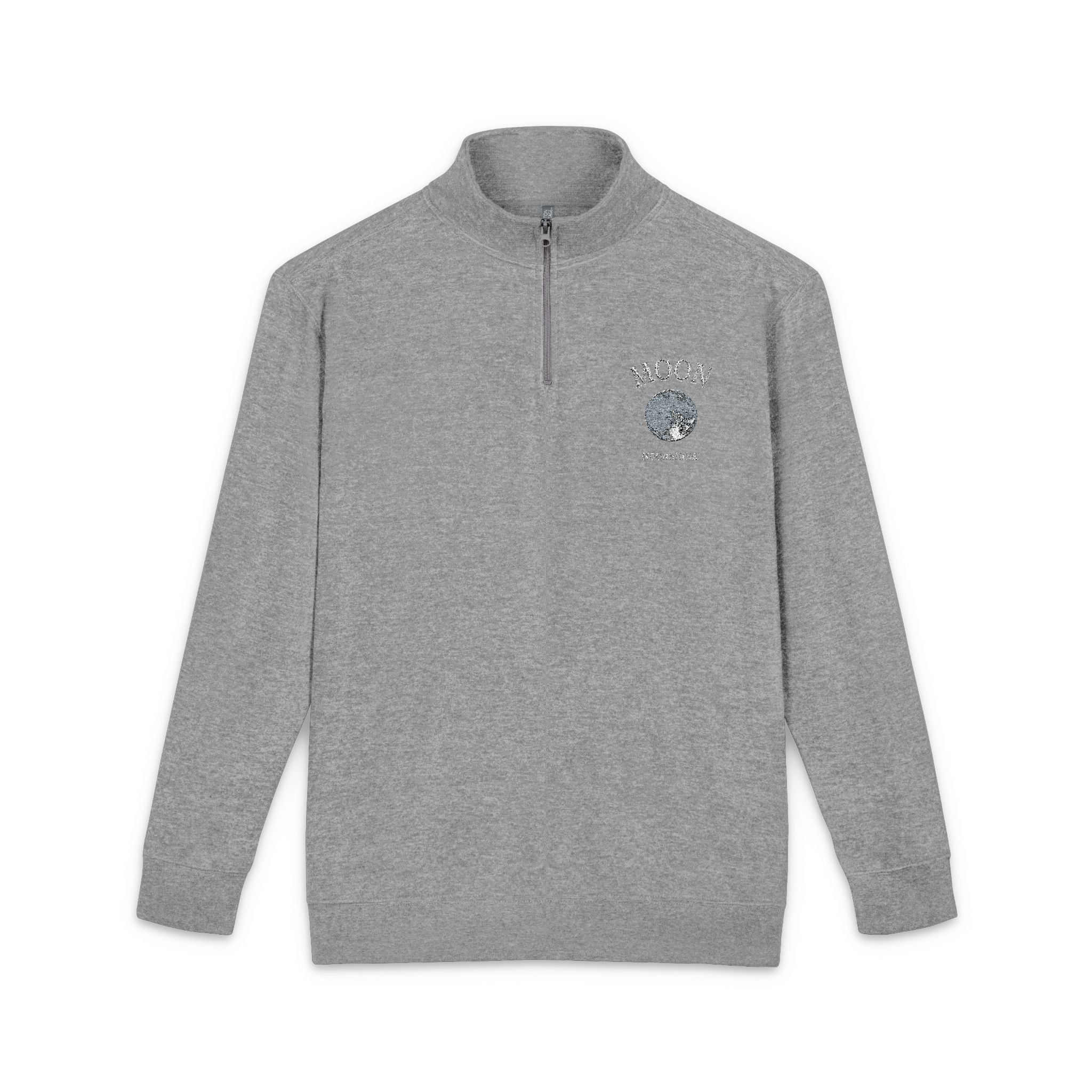 Moon Moonshine Graphic Logo Embroidered Fleece Pullover