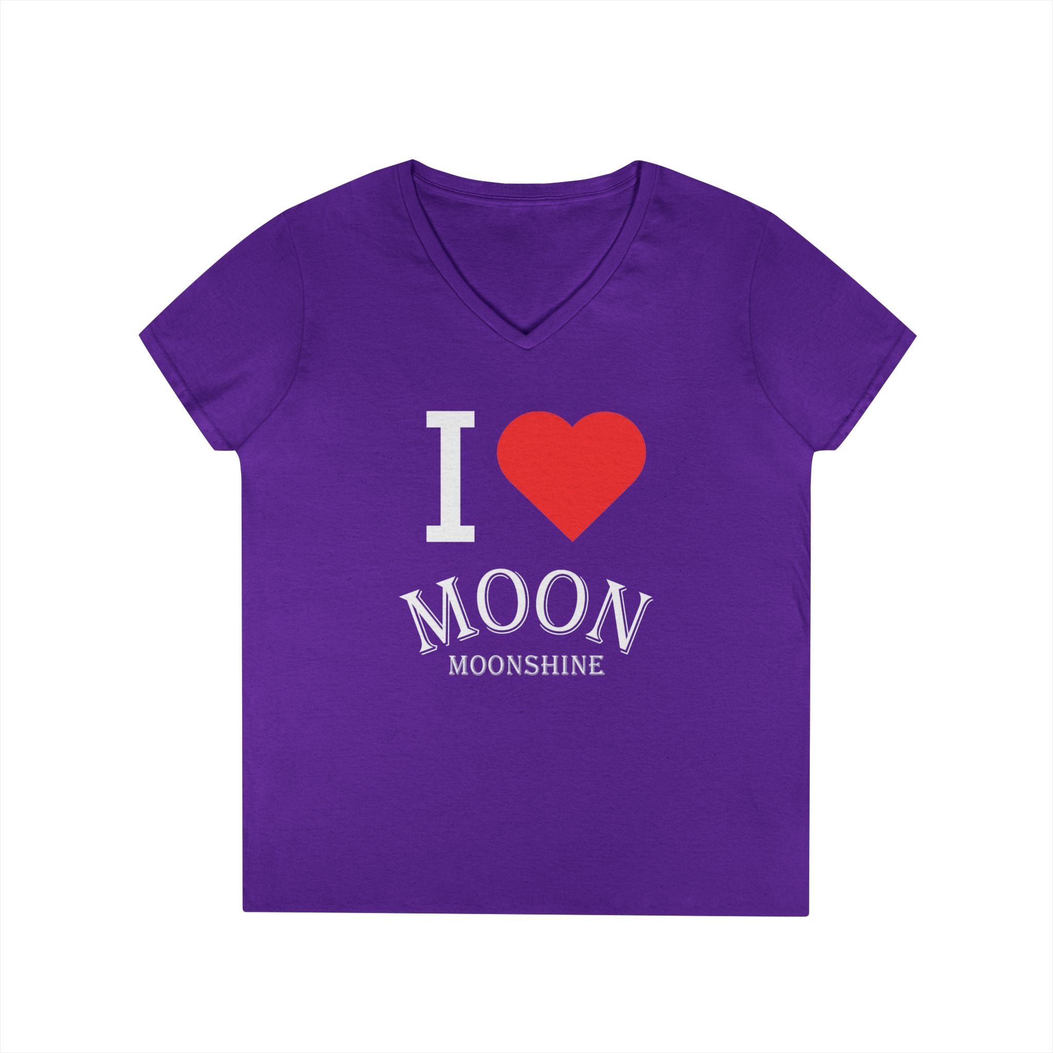 I Heart Moon Moonshine V-Neck T-Shirt