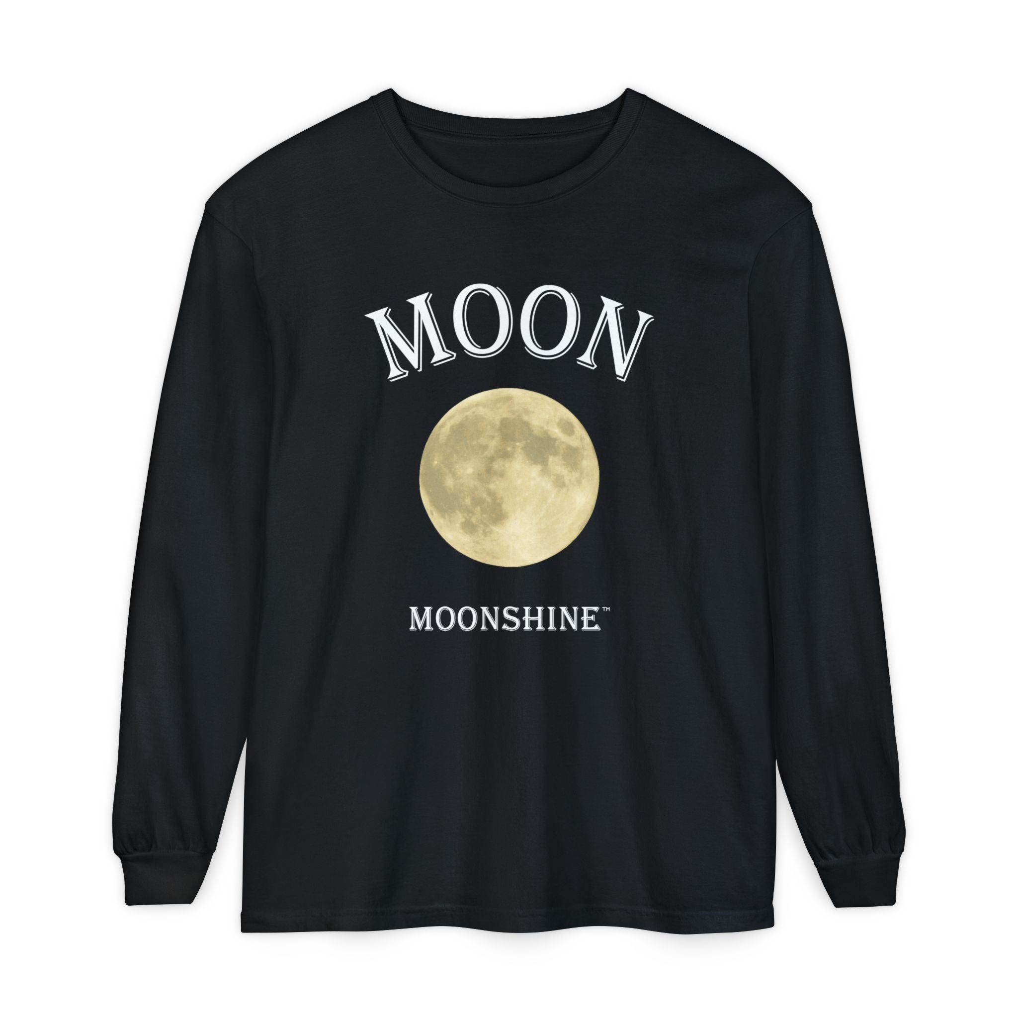 Moon Moonshine Graphic Logo Long Sleeve T-Shirt