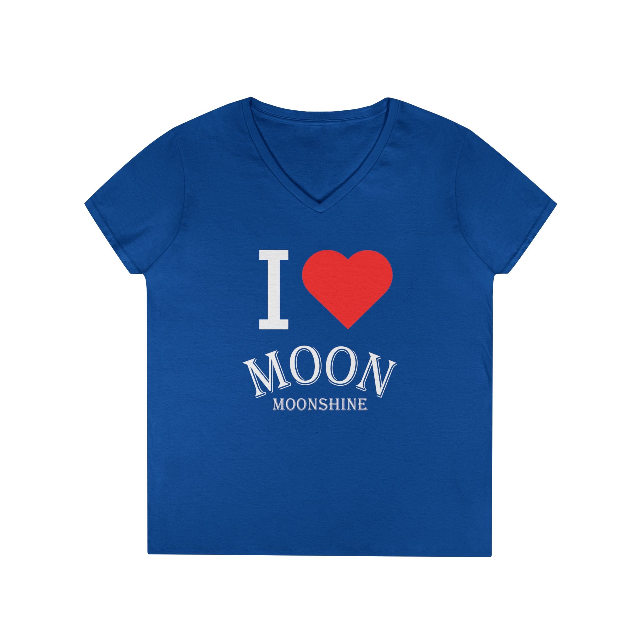 I Heart Moon Moonshine V-Neck T-Shirt