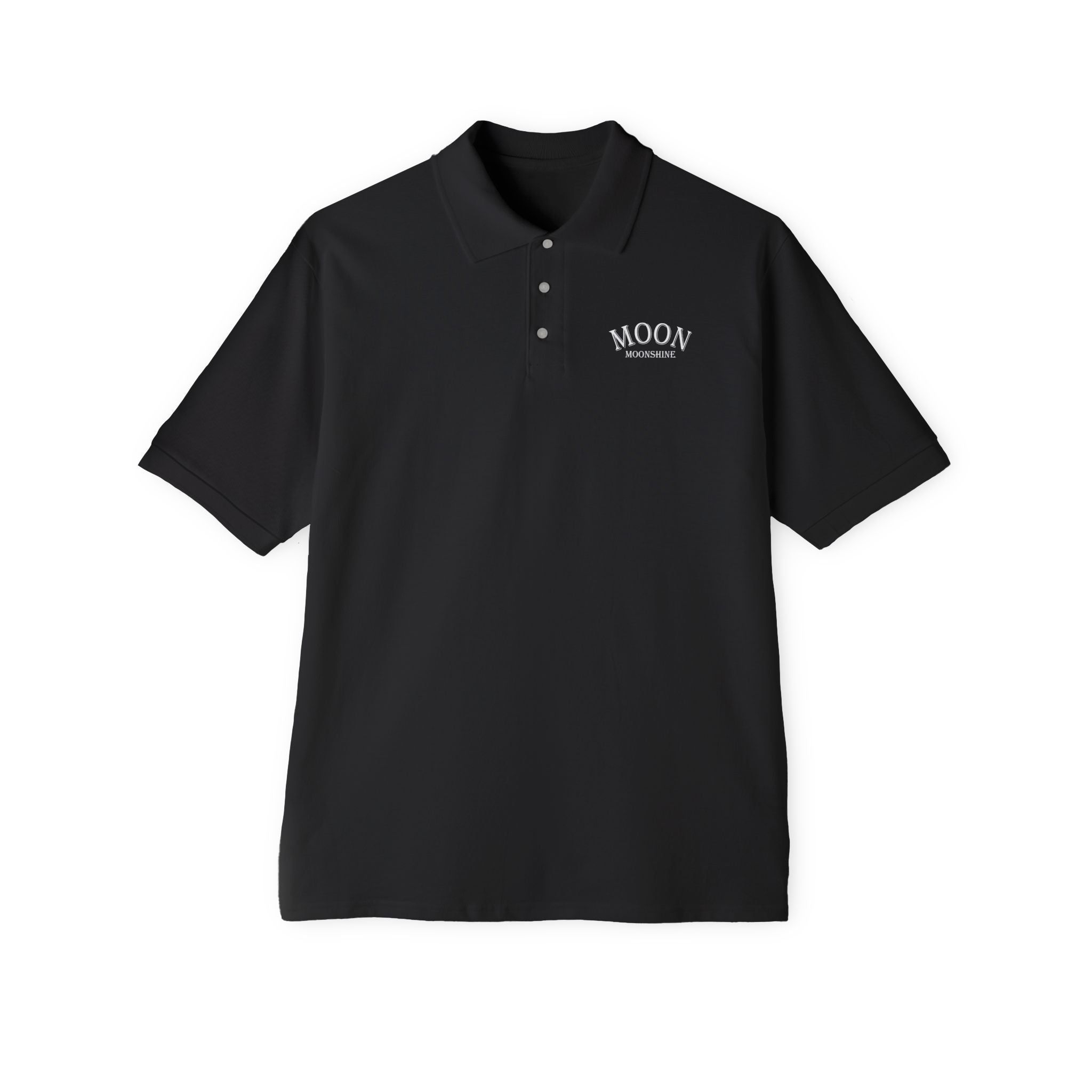 Moon Moonshine Logo Polo