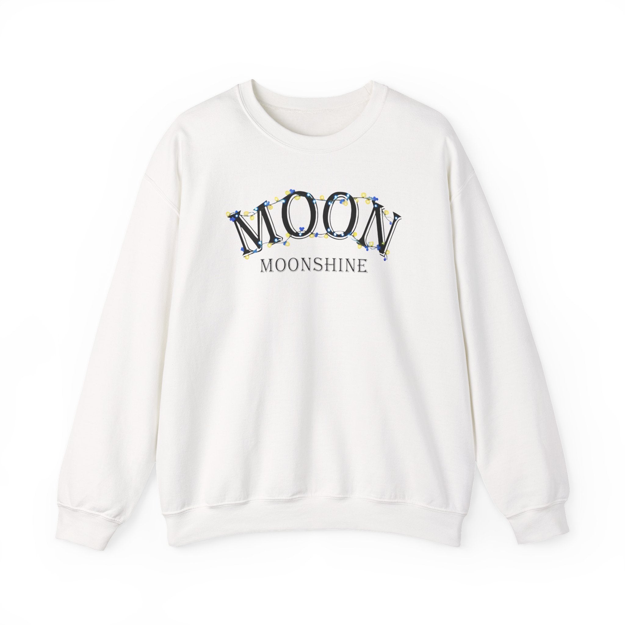 Moon Moonshine Hanukkah Logo Crewneck