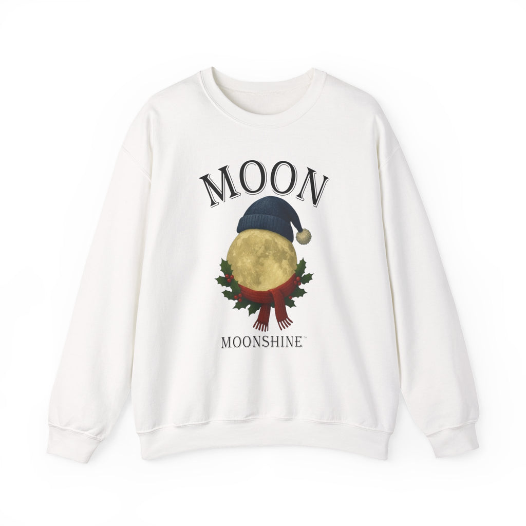 Moon Moonshine Christmas Graphic Logo Crewneck