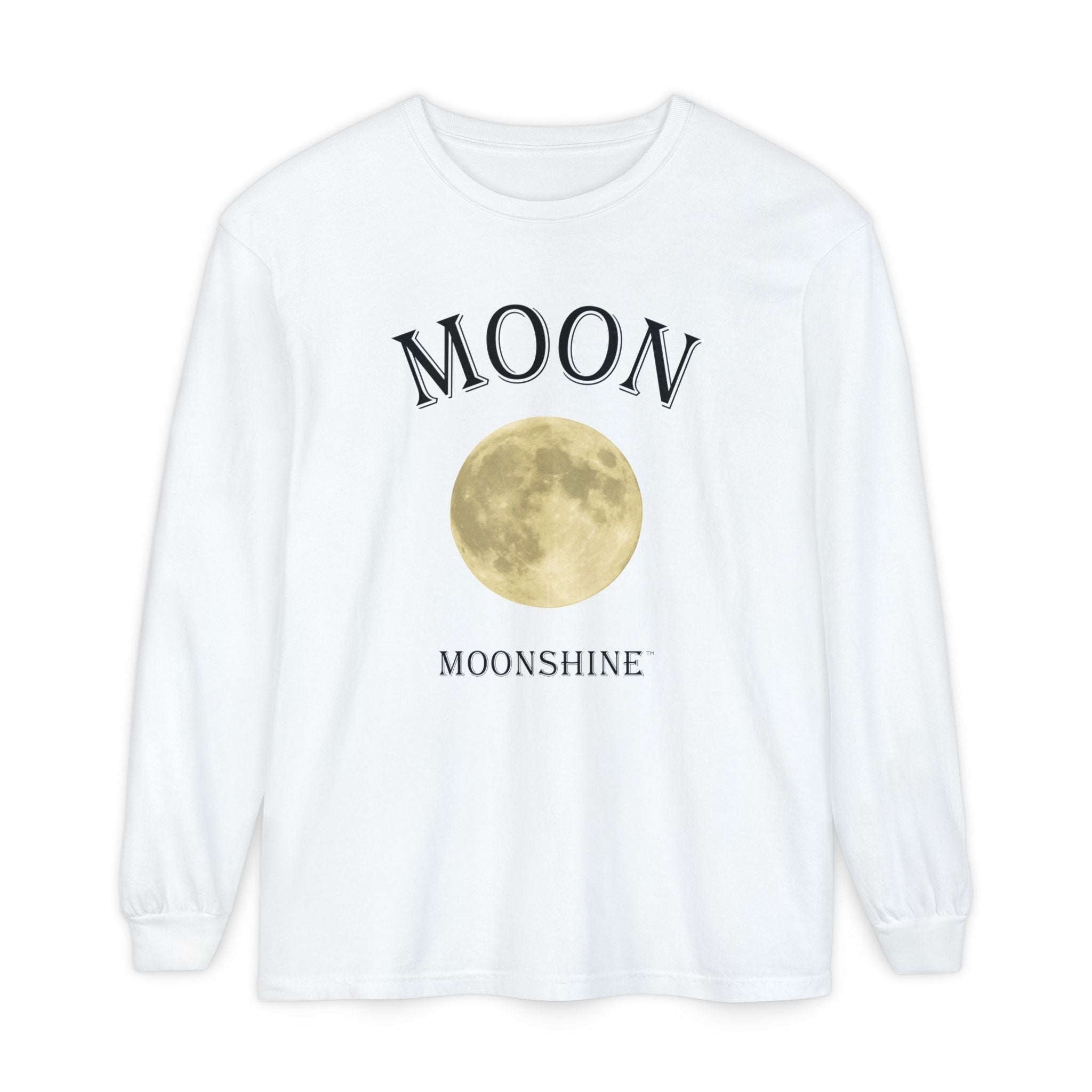 Moon Moonshine Graphic Logo Long Sleeve T-Shirt