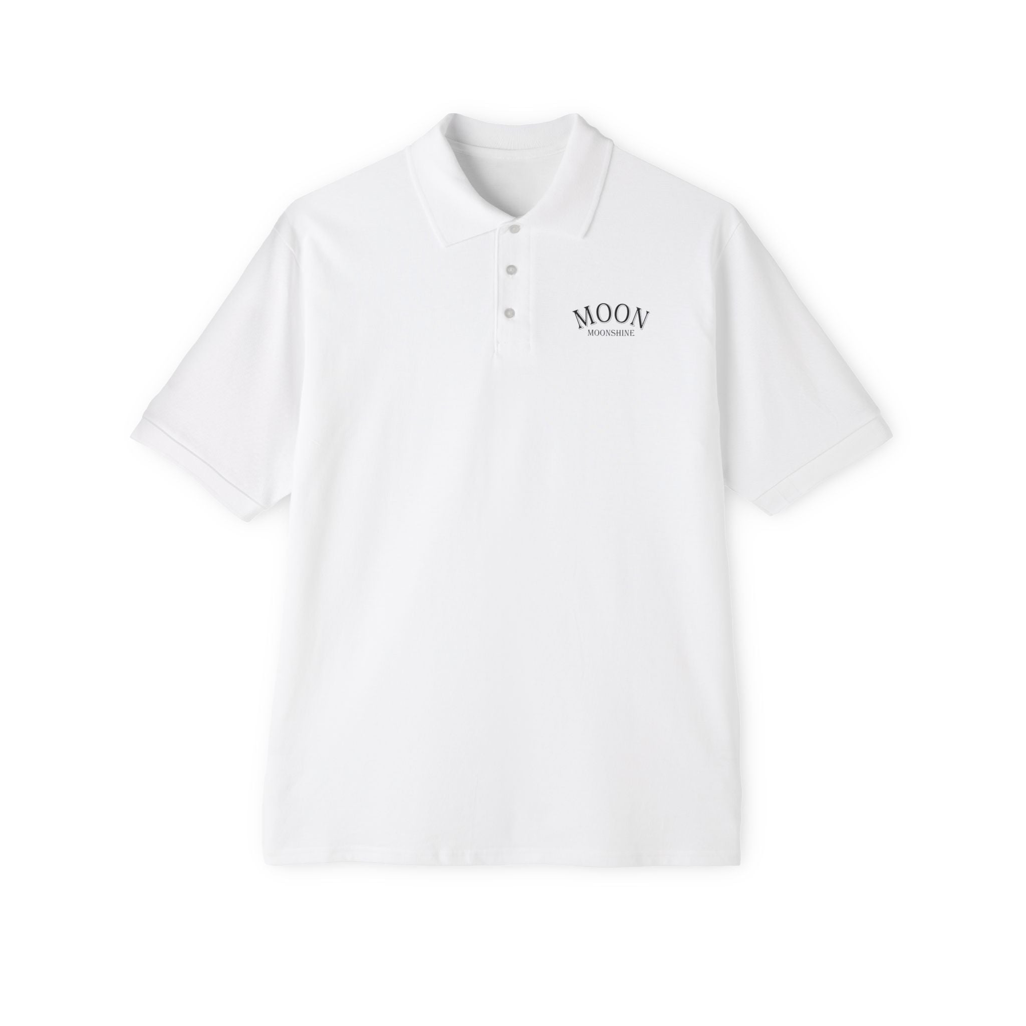 Moon Moonshine Logo Polo