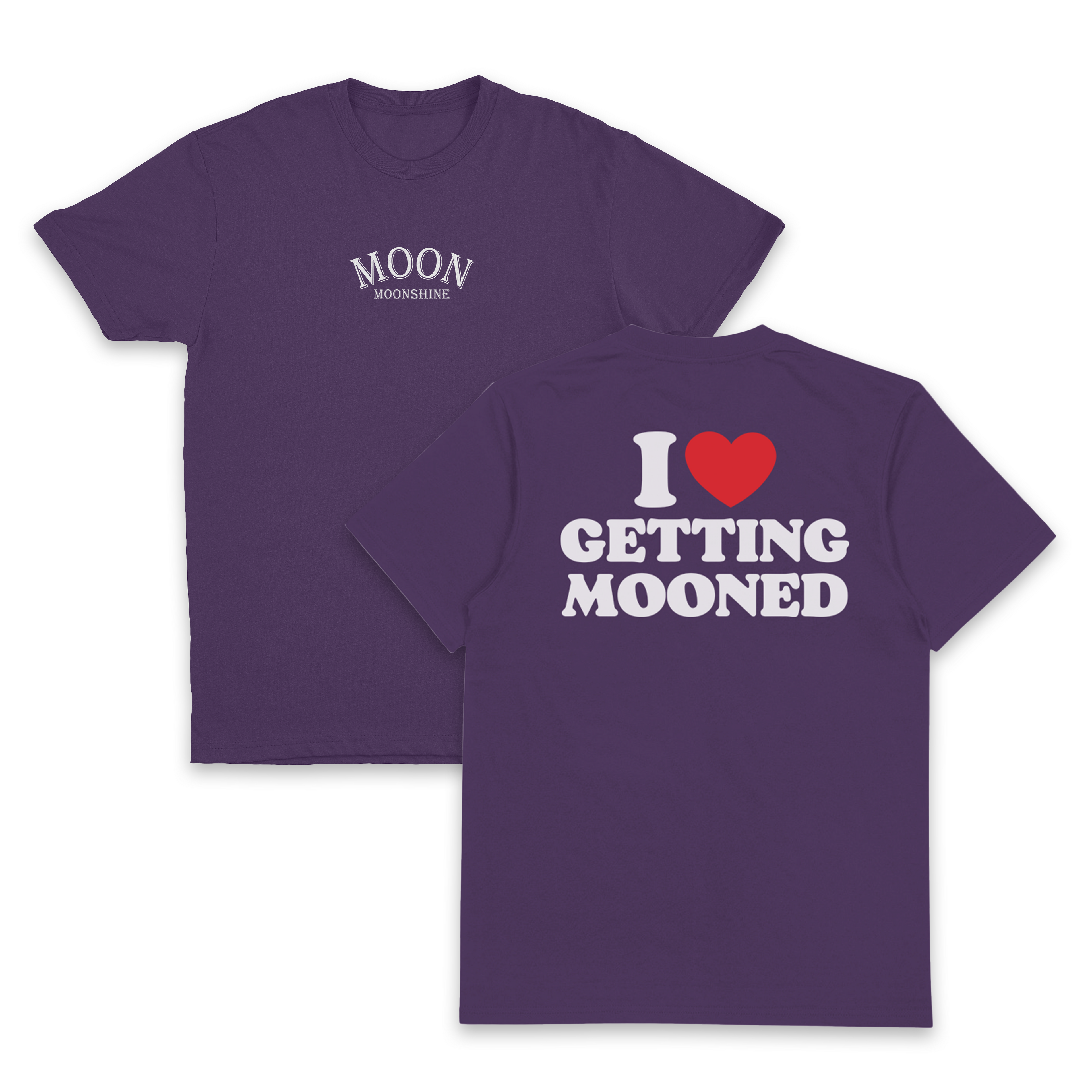 I Heart Getting Mooned T-Shirt (Backprint)