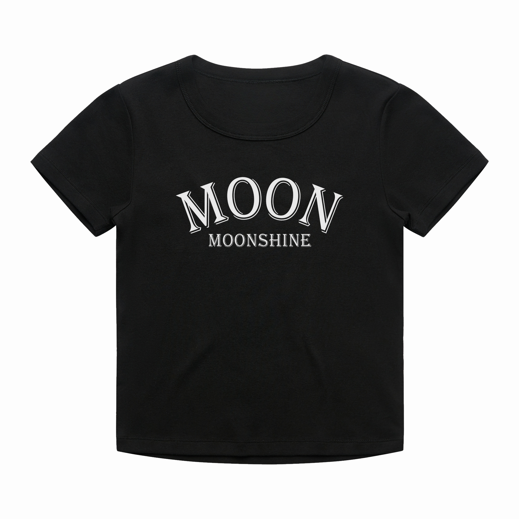 Moon Moonshine Logo Baby Tee