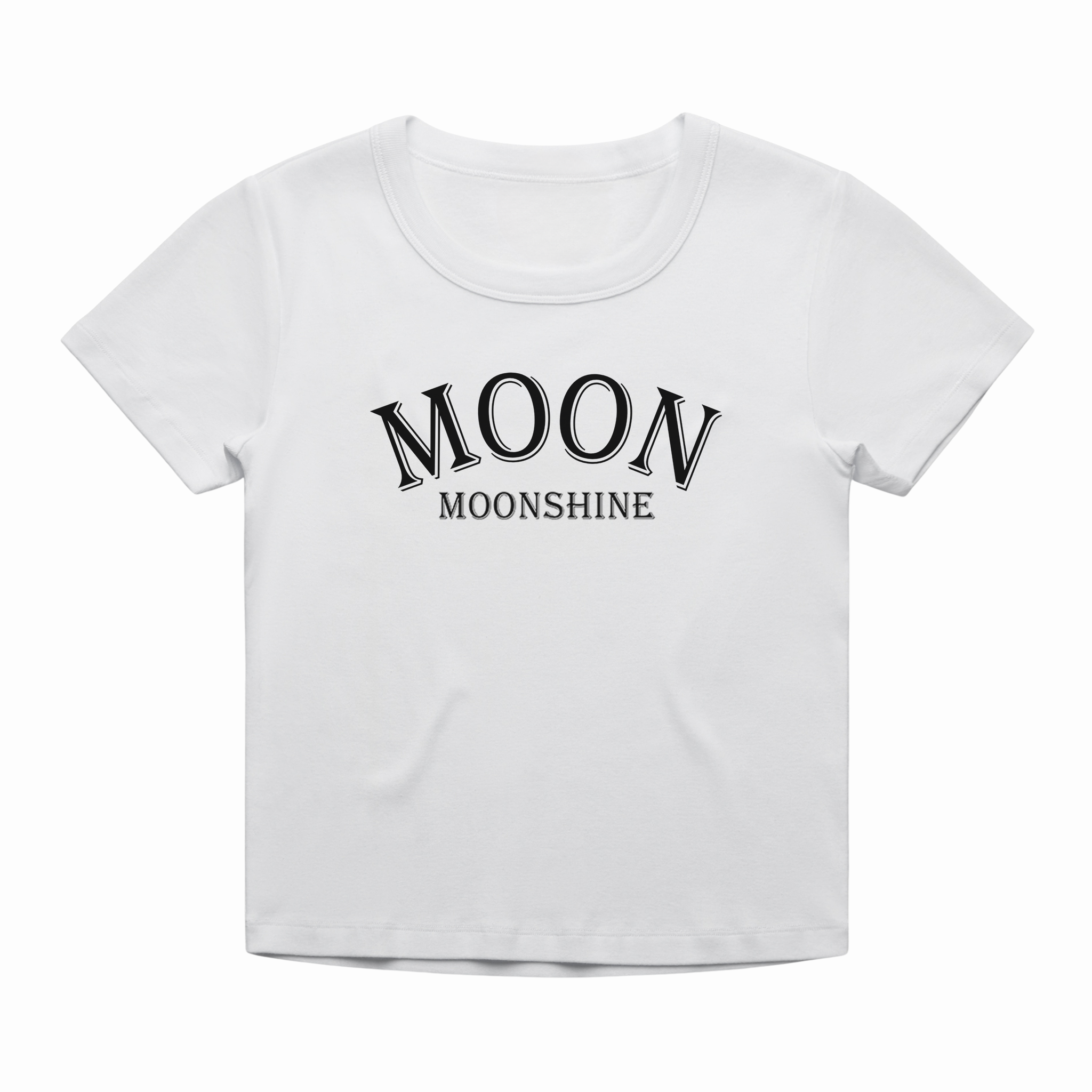 Moon Moonshine Logo Baby Tee
