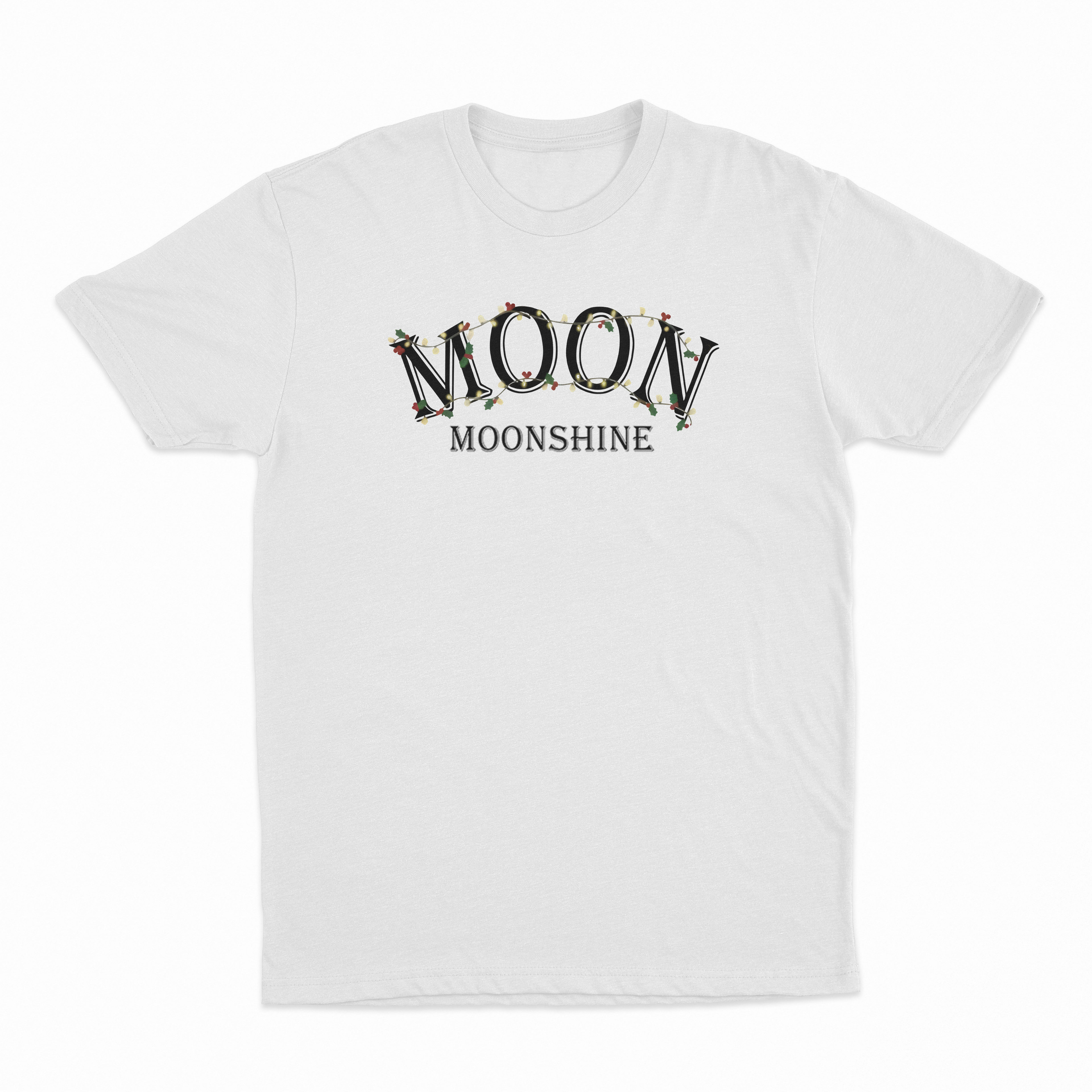 Moon Moonshine Christmas Logo T-Shirt